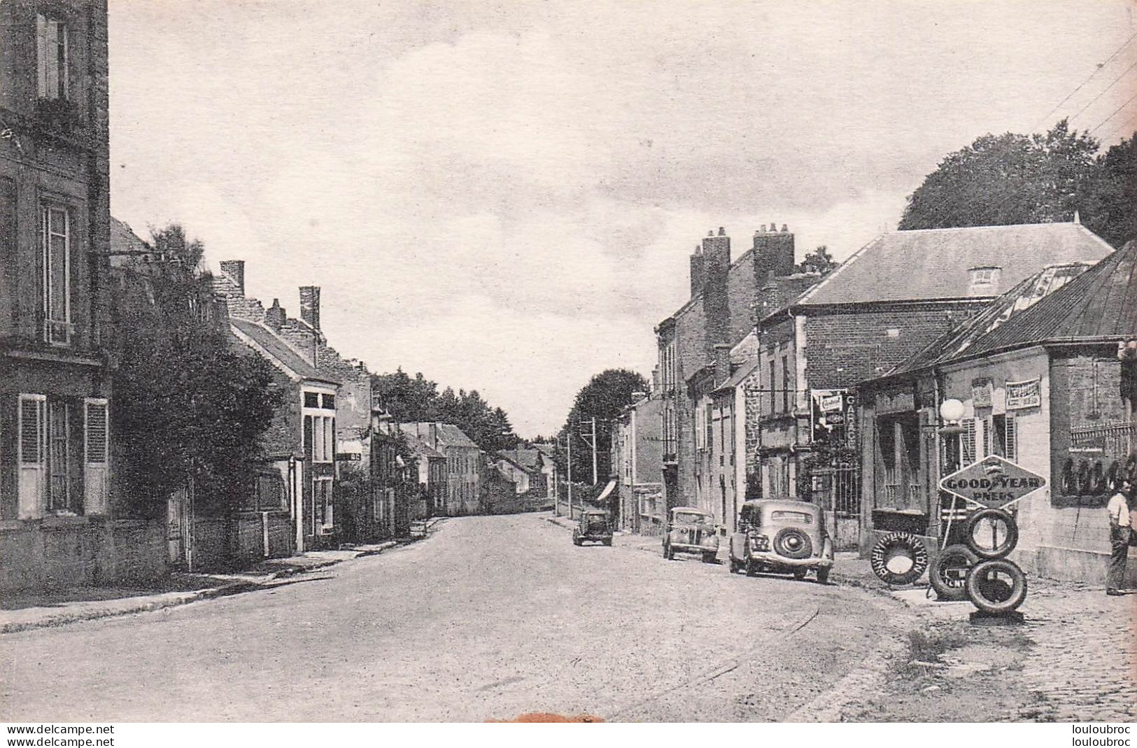 BALAN RUE NATIONALE POMPE A ESSENCE ET CITROEN TRACTION - Autres & Non Classés