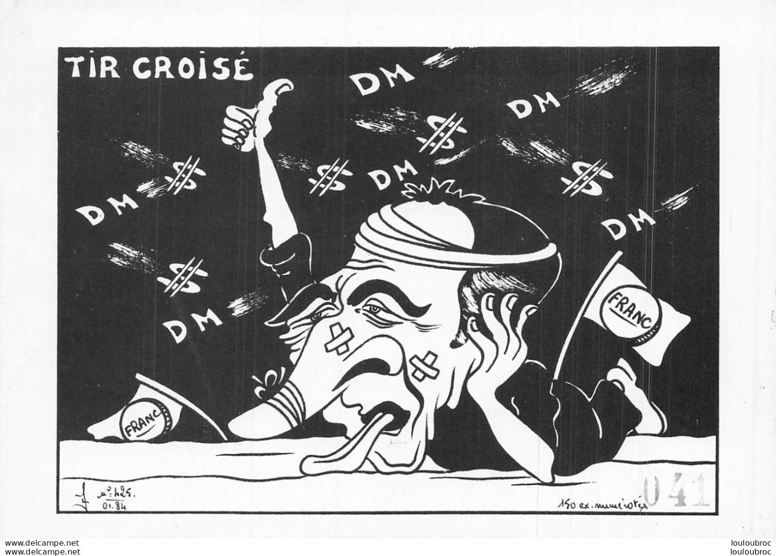 TIR CROISE  PAR JACQUES LARDIE - Satiriques