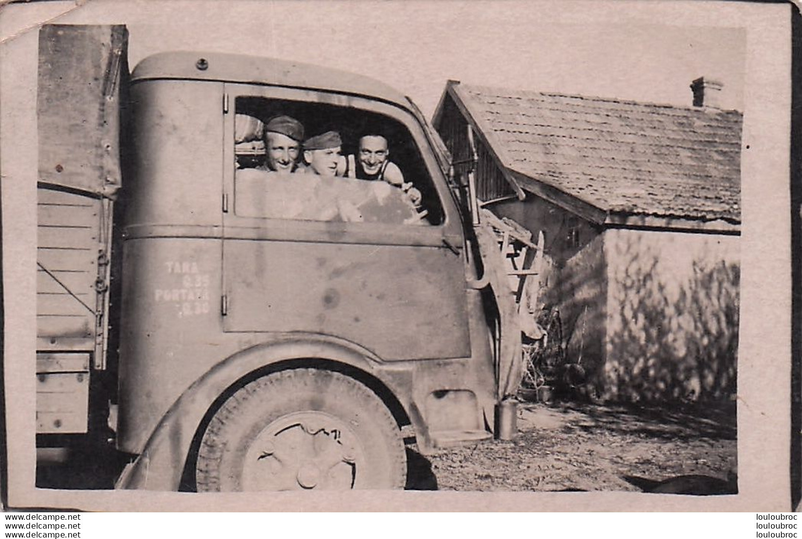 CAMION FIAT 626 EN URSS  ARMEE ITALIENNE PHOTO ORIGINALE 9 X 6 CM - War, Military