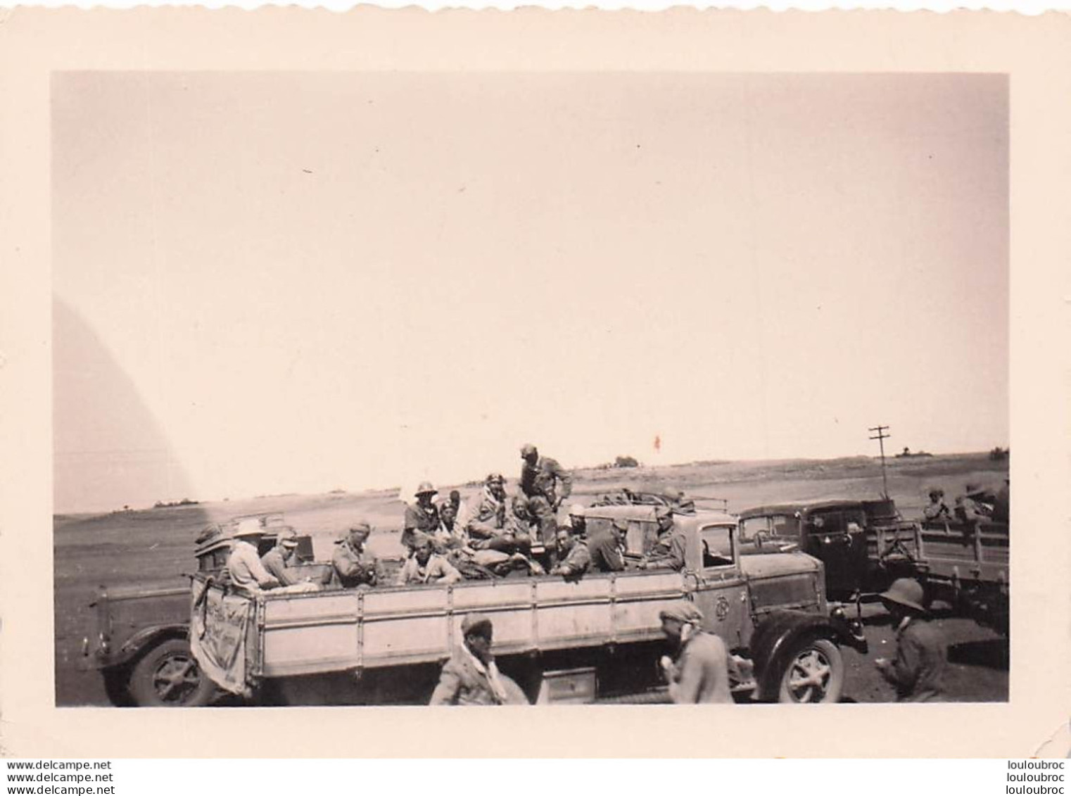 SOMALIE CAMION FIAT 634   ARMEE ITALIENNE PHOTO ORIGINALE  10 X 7 CM - War, Military