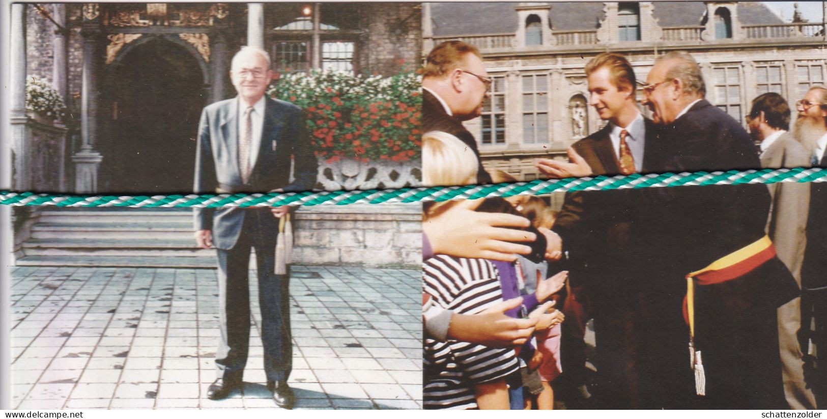 Cyriel Marchand-Decoene, Klerken 1927, 2021; Burgemeester Stad Veurne, Provincieraadslid,Volksvertegenwoordiger.Foto - Décès