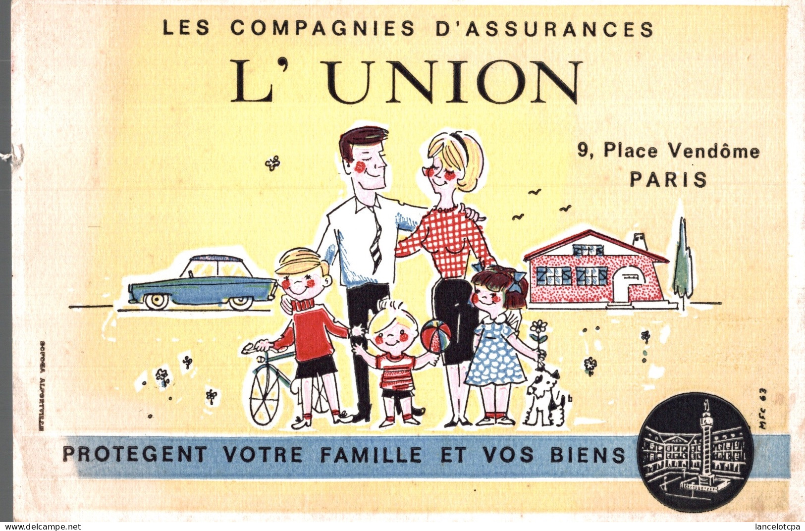 BUVARD / L'UNION - COMPAGNIE D'ASSURANCES - Banco & Caja De Ahorros