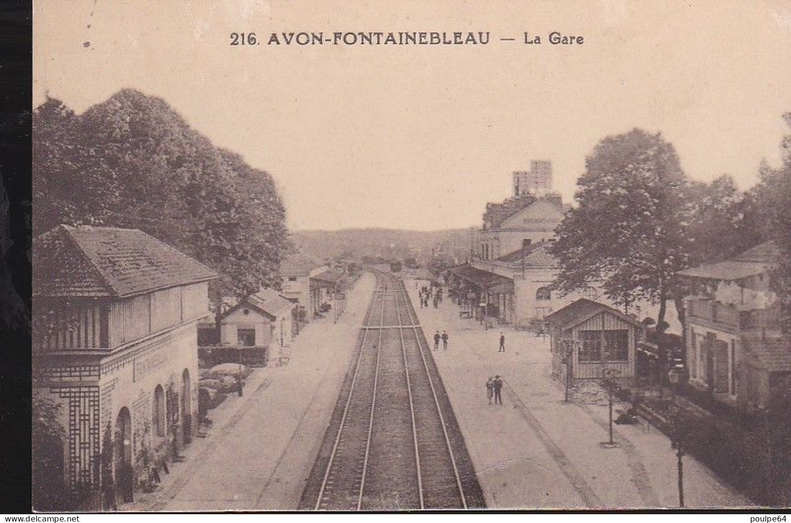 Avon - Fontainebleau - La Gare : Vue Intérieure - Avon