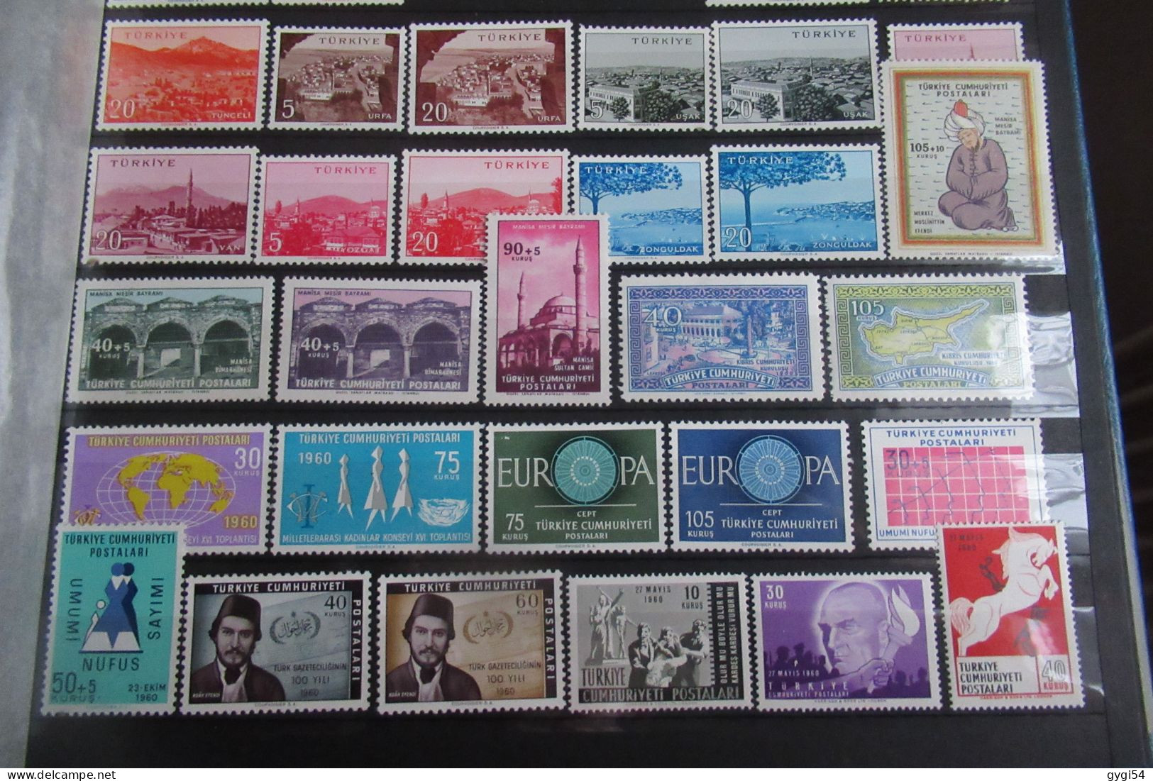 TURQUIE   LOT  N** MNH - Collections (sans Albums)