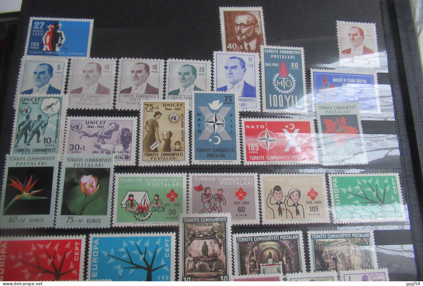 TURQUIE   LOT  N** MNH - Collections (sans Albums)