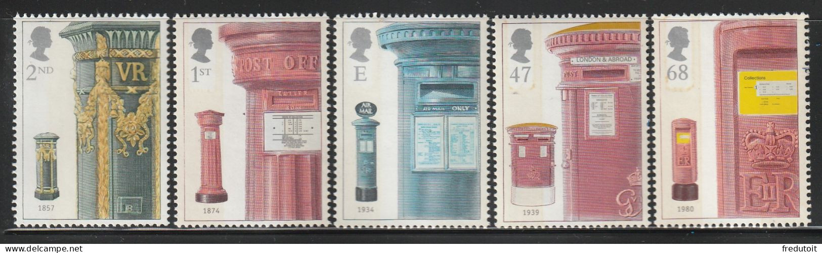 GRANDE BRETAGNE - N°2373/7 ** (2002)  Boîtes Aux Lettres - Unused Stamps