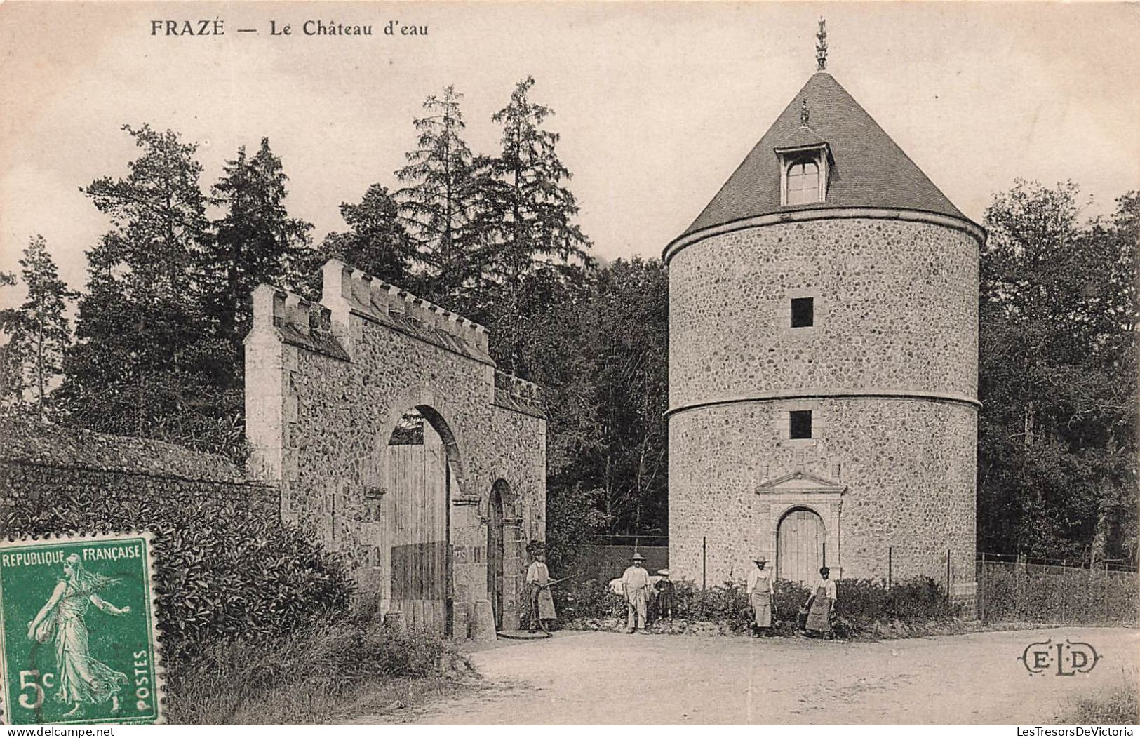 FRANCE - Fraze - Vue Sur Le Château D'eau - Vue Générale - Animé - Carte Postale Ancienne - Nogent Le Rotrou