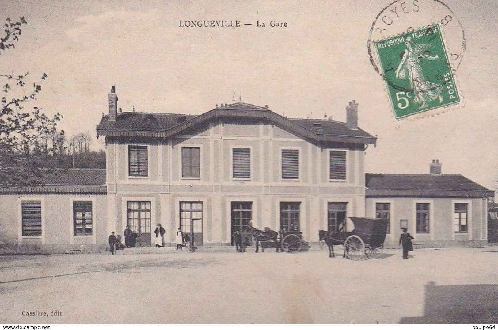 Longueville - La Gare : Vue Extérieure - Autres & Non Classés