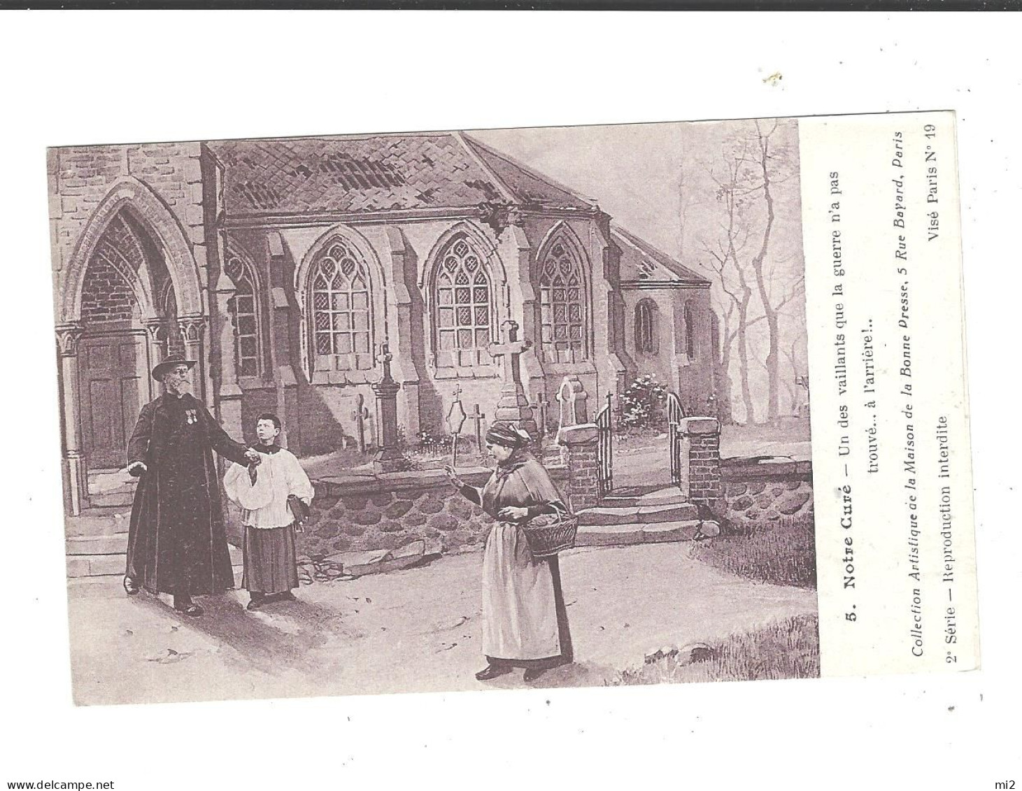 Guerre 14 18   Notre Curé 5 Collection Artistique Maison De Bonne Presse Neuve TBE - Guerre 1914-18