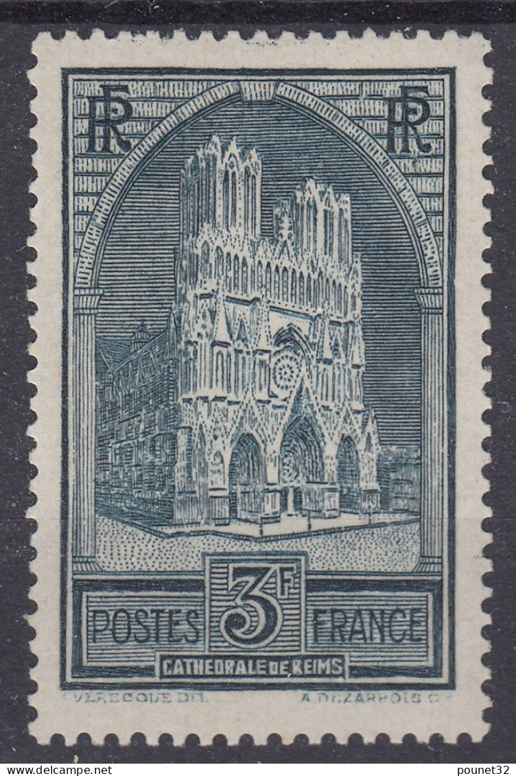 FRANCE CATHEDRALE DE REIMS N° 259 TYPE I NEUF * GOMME INFIME TRACE DE CHARNIERE - Nuovi