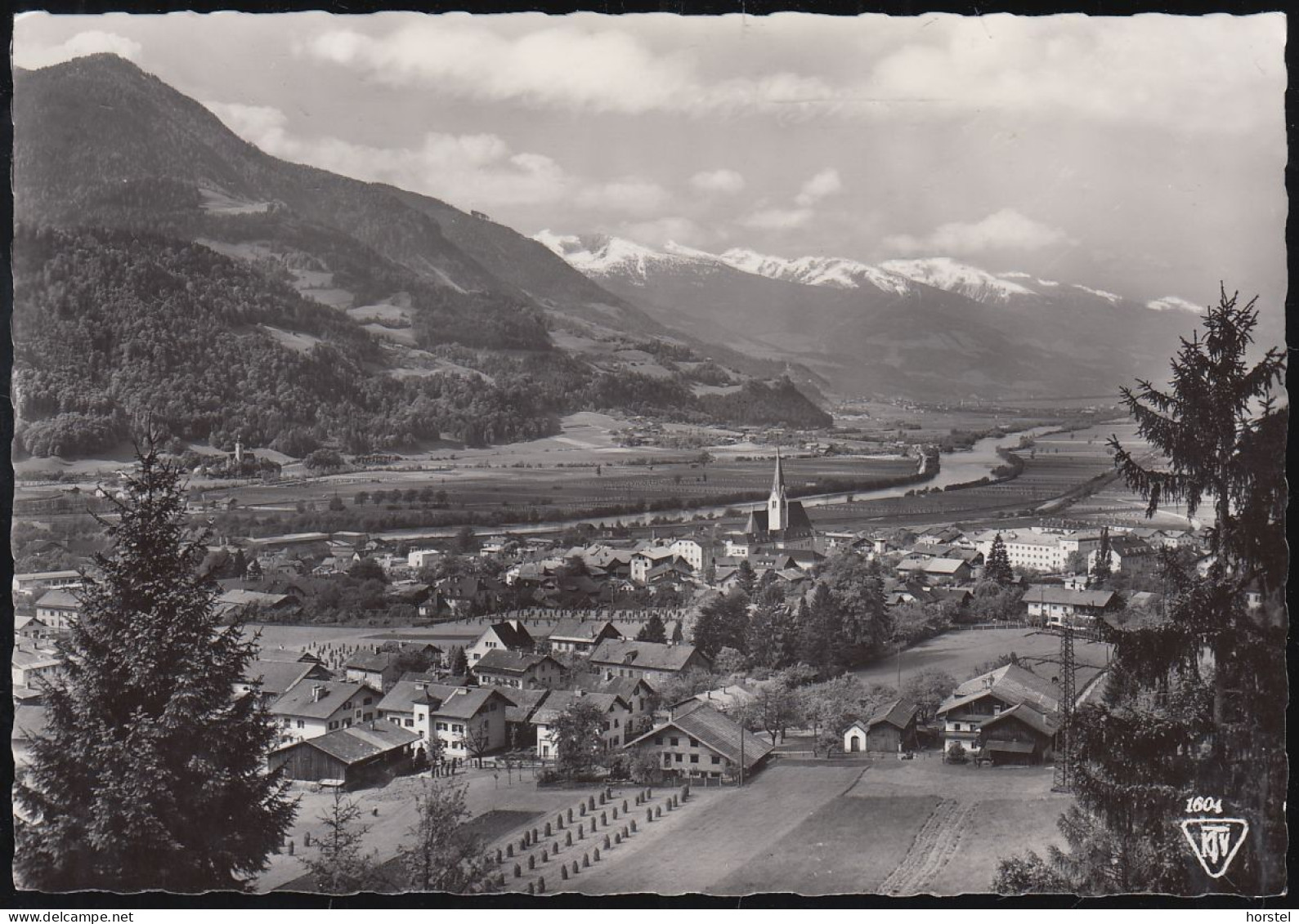 Austria - 6200 Jenbach - Alte Ortsansicht Mit Kirche ( 1964) - Achenseeorte