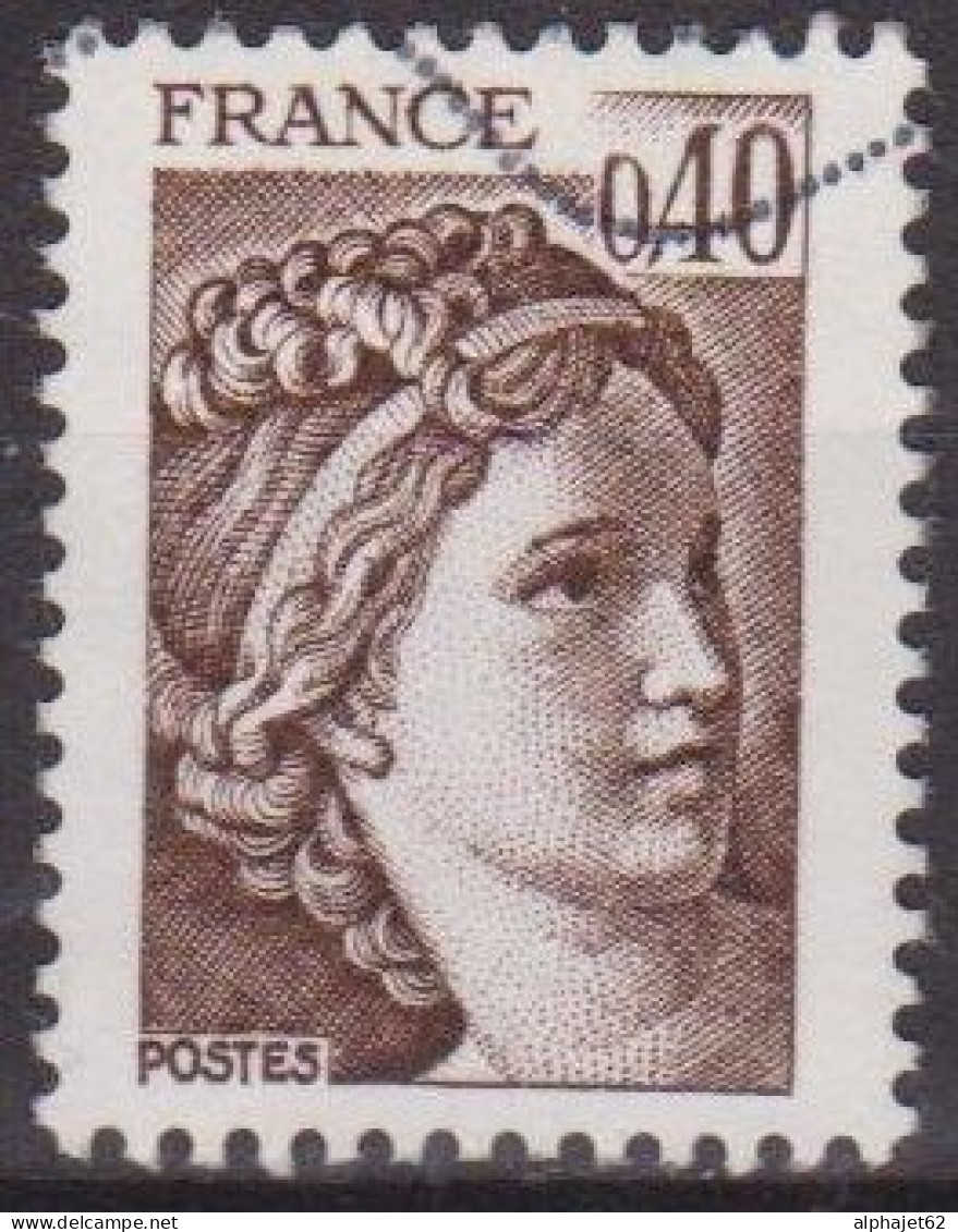 Sabine Du Peintre Louis David - FRANCE - Série Courante - N° 2118 - 1980 - Gebraucht