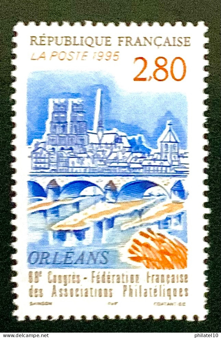 1995 FRANCE N 2953 CONGRÈS DE LA FÉDÉRATION FRANÇAISE DES ASSOCIATIONS PHILATÉLIQUES - NEUF** - Unused Stamps