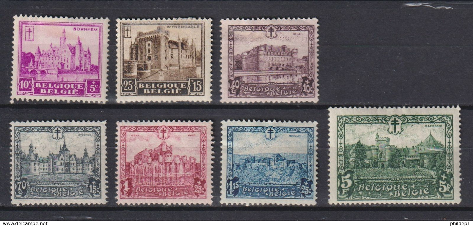 Belgique: COB N° 308/14. MH, *, Charniérè(s).  TTB !!! - Unused Stamps