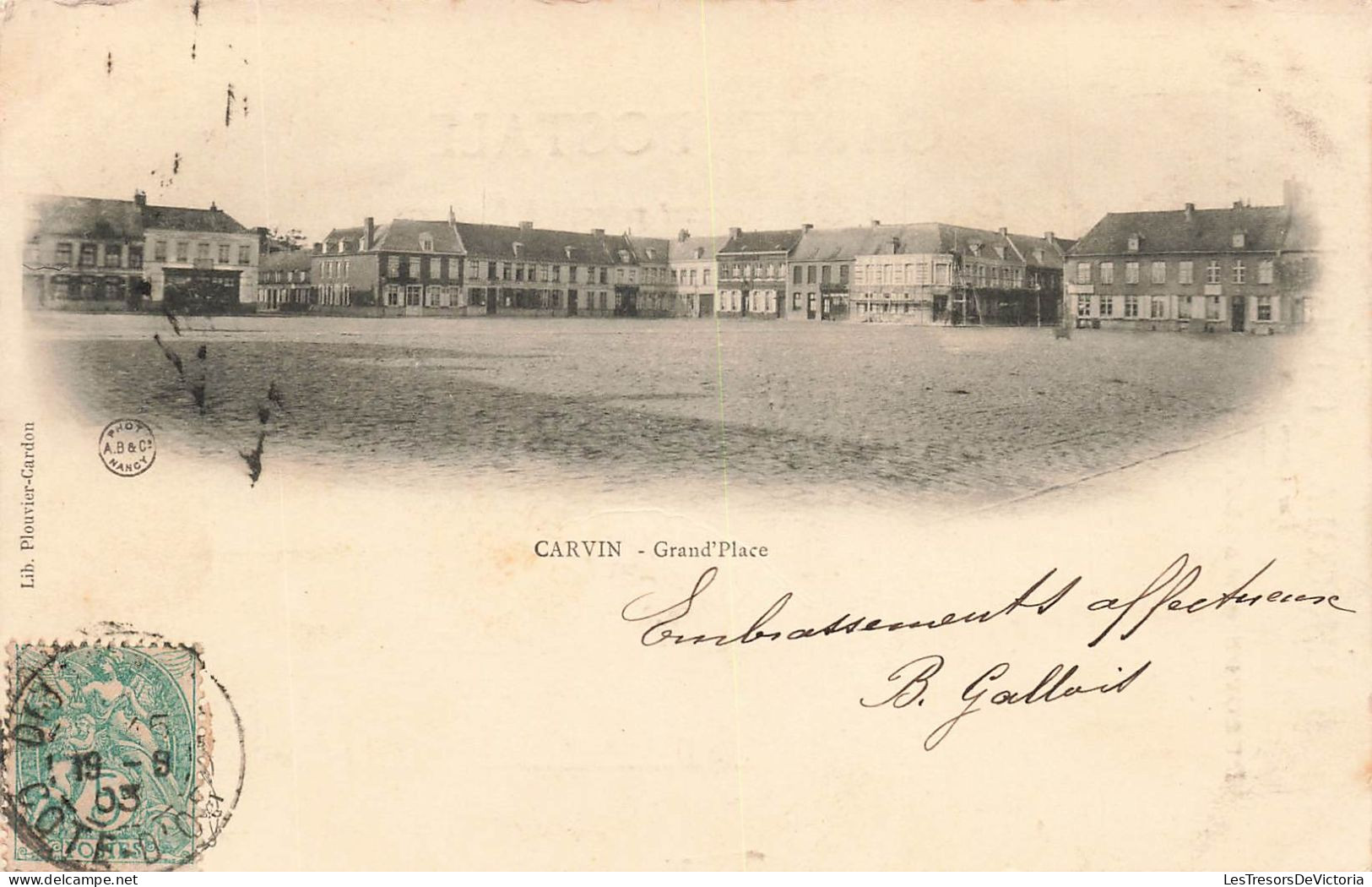 FRANCE - Carvin - Vue Sur La Grand'Place - Vue Générale - Les Maisons Au Alentour - Carte Postale Ancienne - Lens