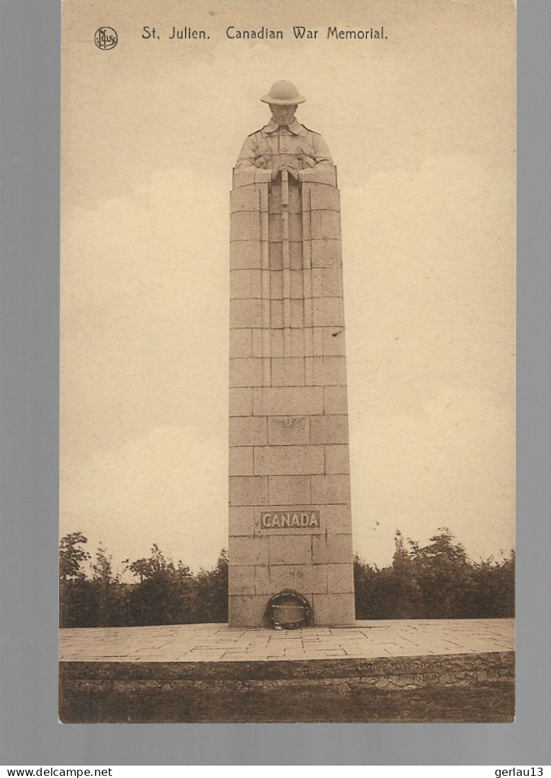 ST JULIEN      CANADIAN WAR MEMORIAL - Unclassified