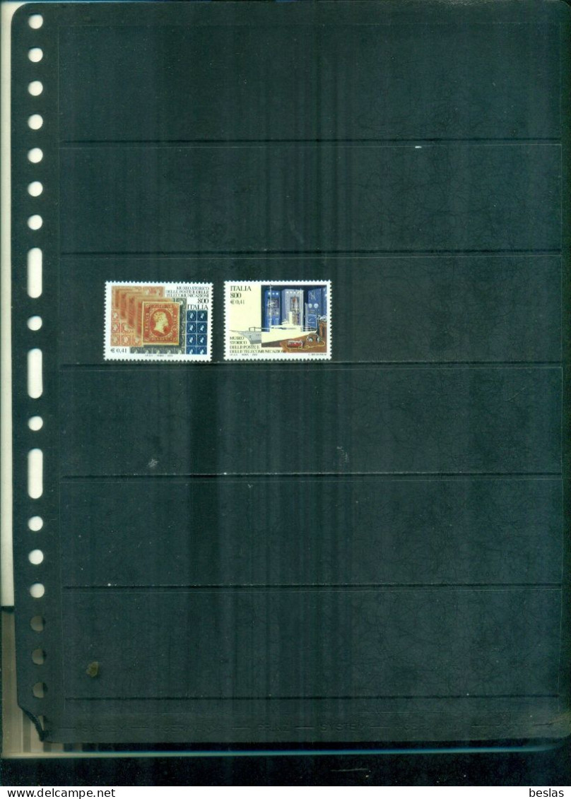 ITALIE MUSEE DES POSTES ET TELECOMMUNICATIONS 2  VAL NEUFS A PARTIR DE 0.60 EUROS - 1991-00: Neufs