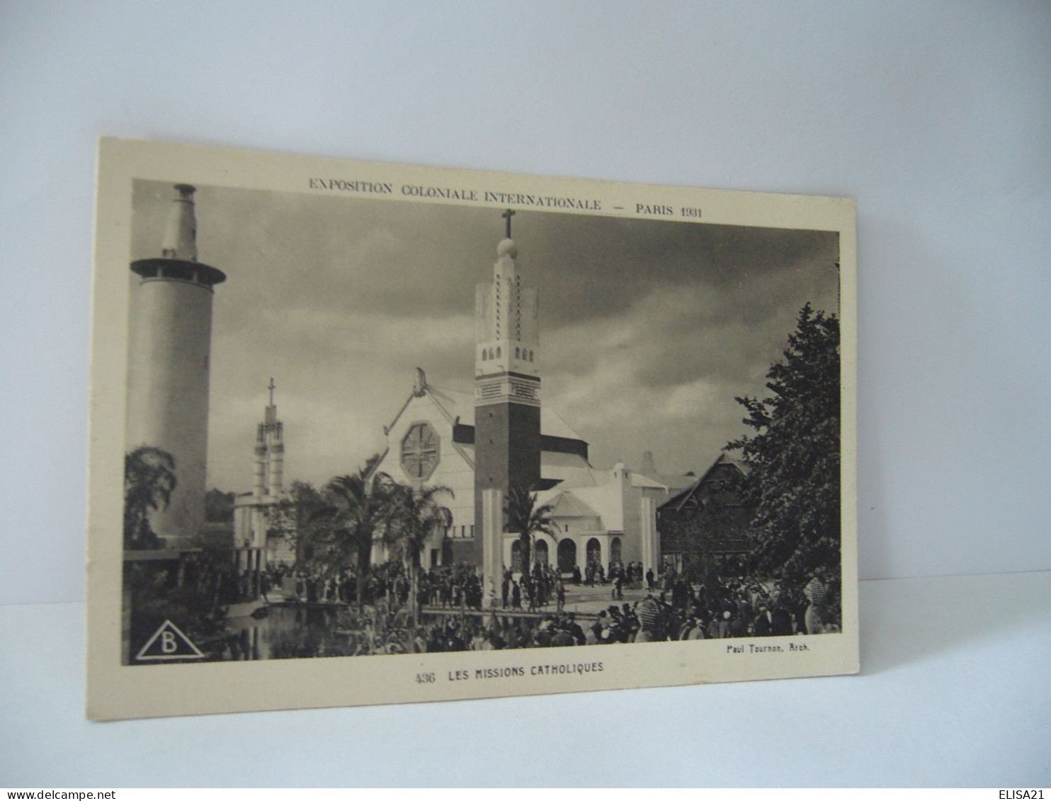 EXPOSITION COLONIALE INTERNATIONALE PARIS 1931 PARIS LES MISSIONS CATHOLIQUES CPA - Tentoonstellingen