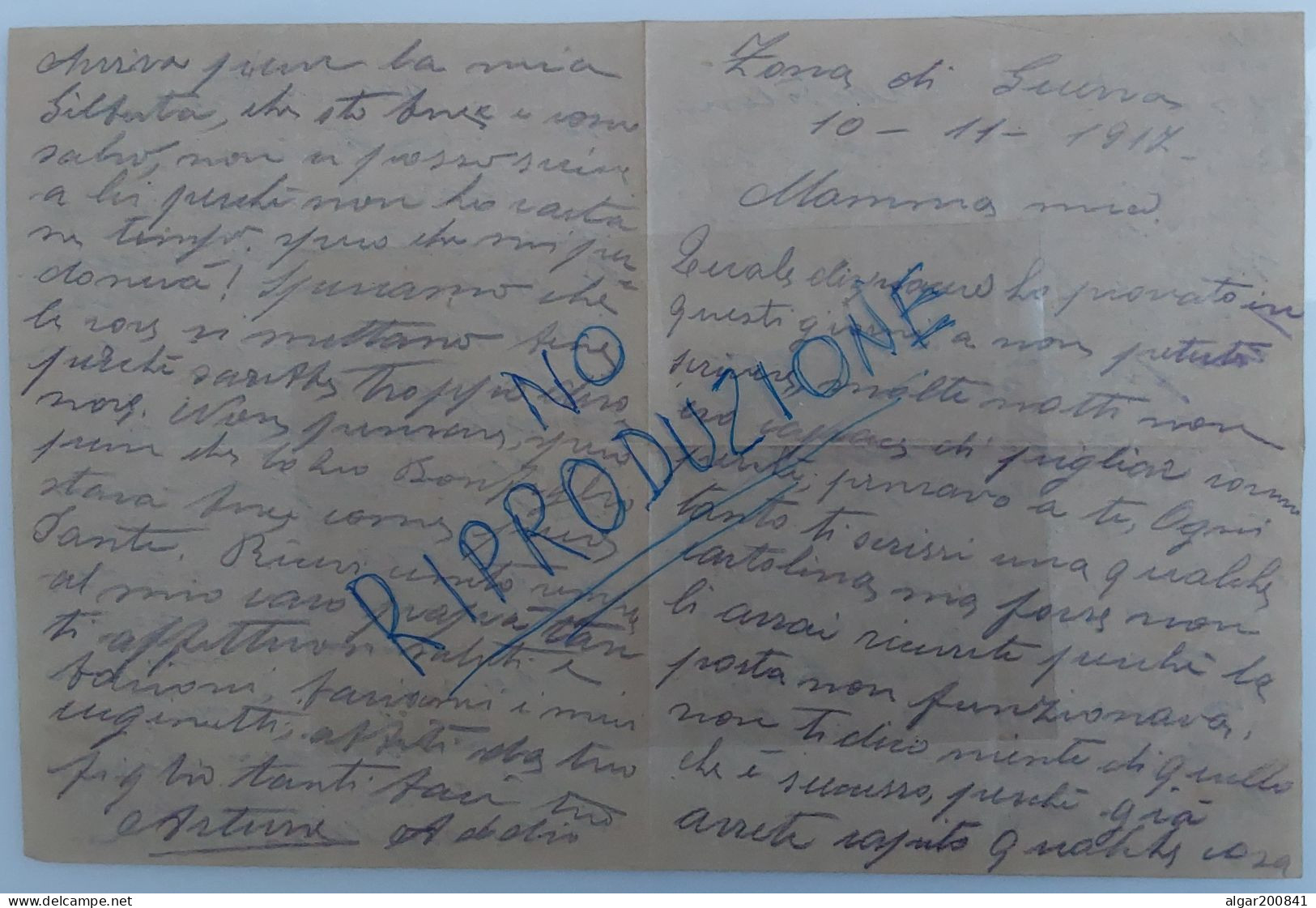 Posta Militare 98 - Lettera Spedita Subito Dopo Caporetto - Difficile - 1914-18