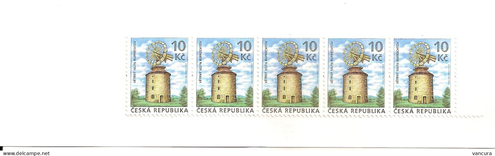 Booklets 608-9 Czech Republic - Mills 2009 - Windmills