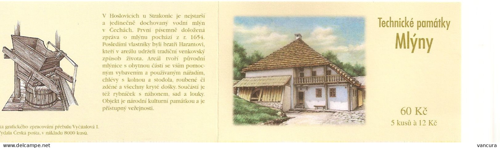 Booklets 608-9 Czech Republic - Mills 2009 - Molinos