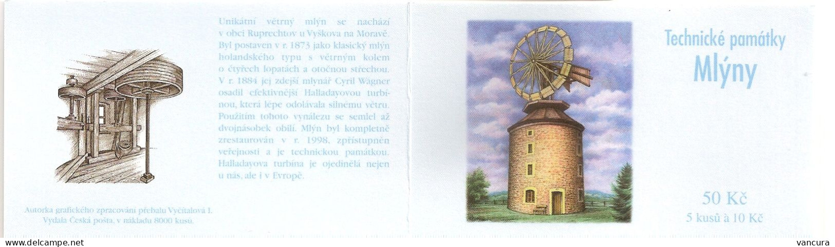 Booklets 608-9 Czech Republic - Mills 2009 - Windmills