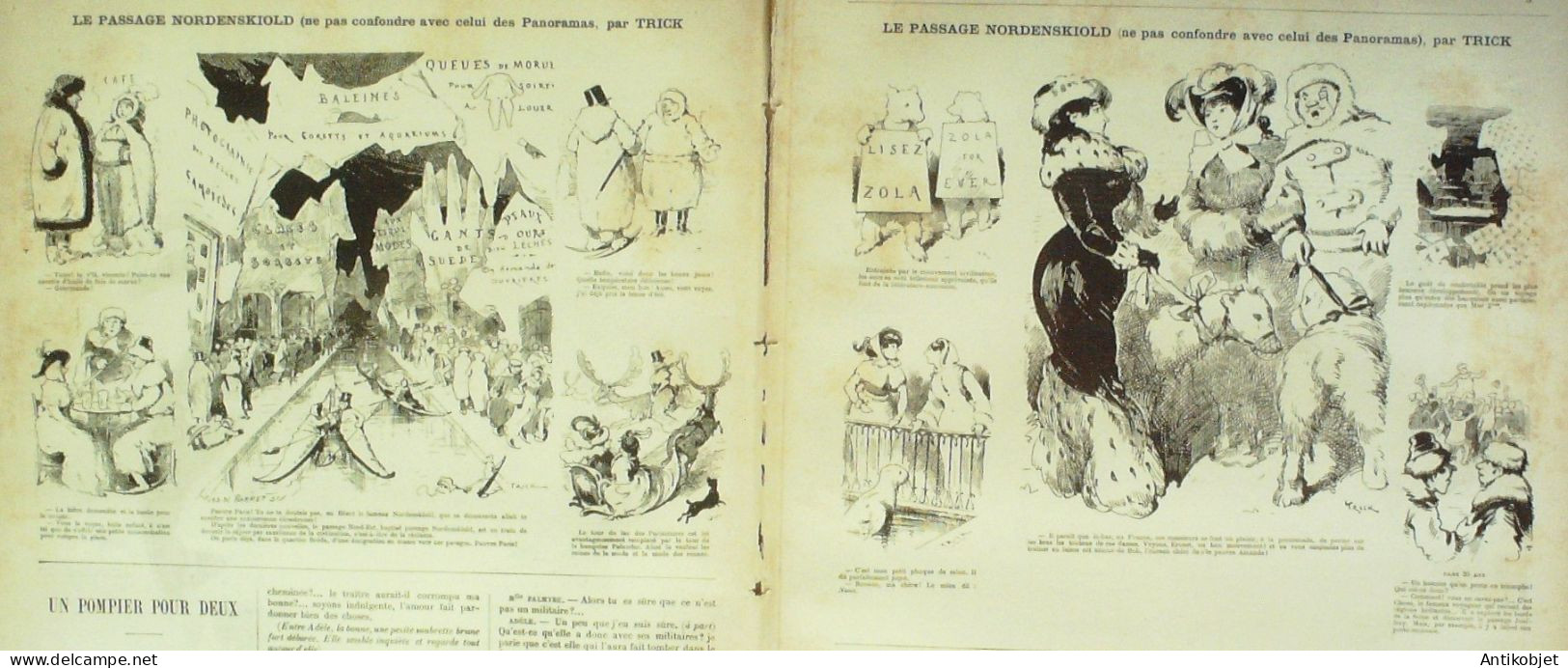 La Caricature 1880 N°  17 Vie De PolichinelleDraner Robida Négro Trick - Riviste - Ante 1900