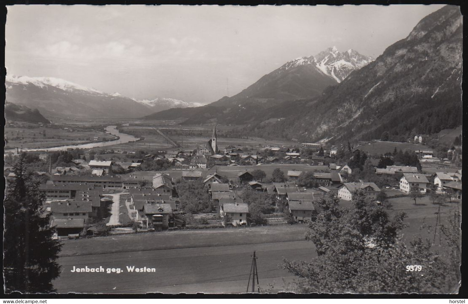 Austria - 6200 Jenbach - Alte Ortsansicht Mit Häuser - Kirche - Gegen Westen - Jenbach