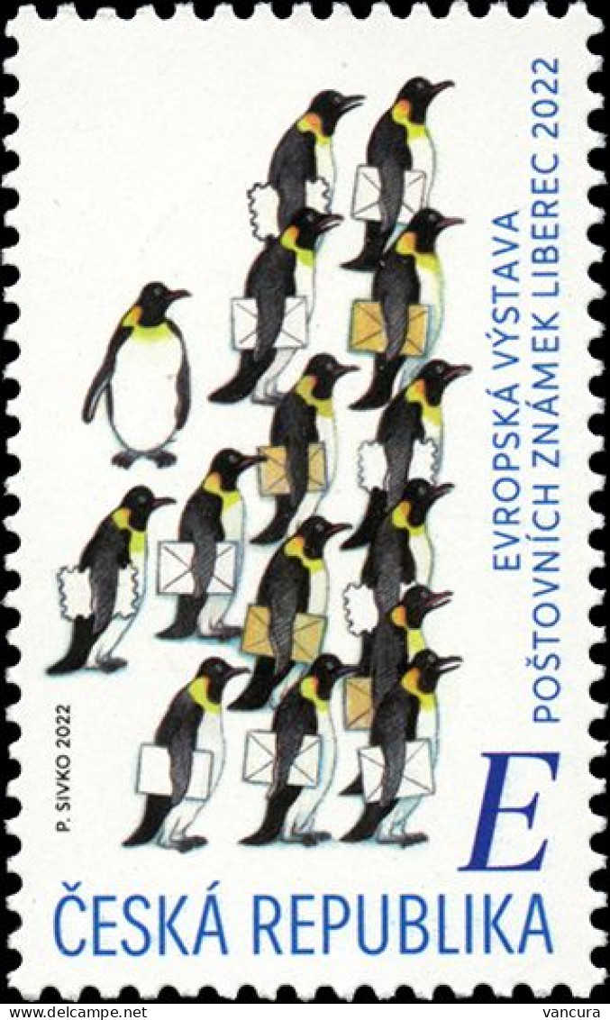 ** 1178 Czech Republic European Philatelistic Exhibition Liberec 2022 Reichenberg - Pinguine