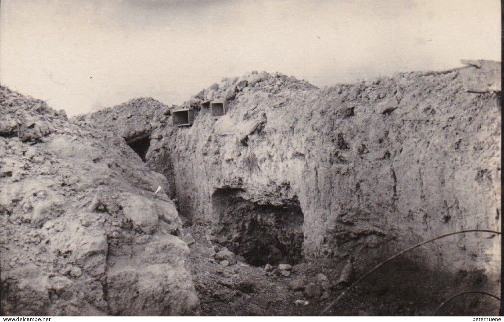 Weltkrieg Frankreich. 10 Original-Fotos, 1 X JUVIGNY. Schützengräben, Stellung, Pferde. Vom Atelier Neurdein In Paris - 1914-18