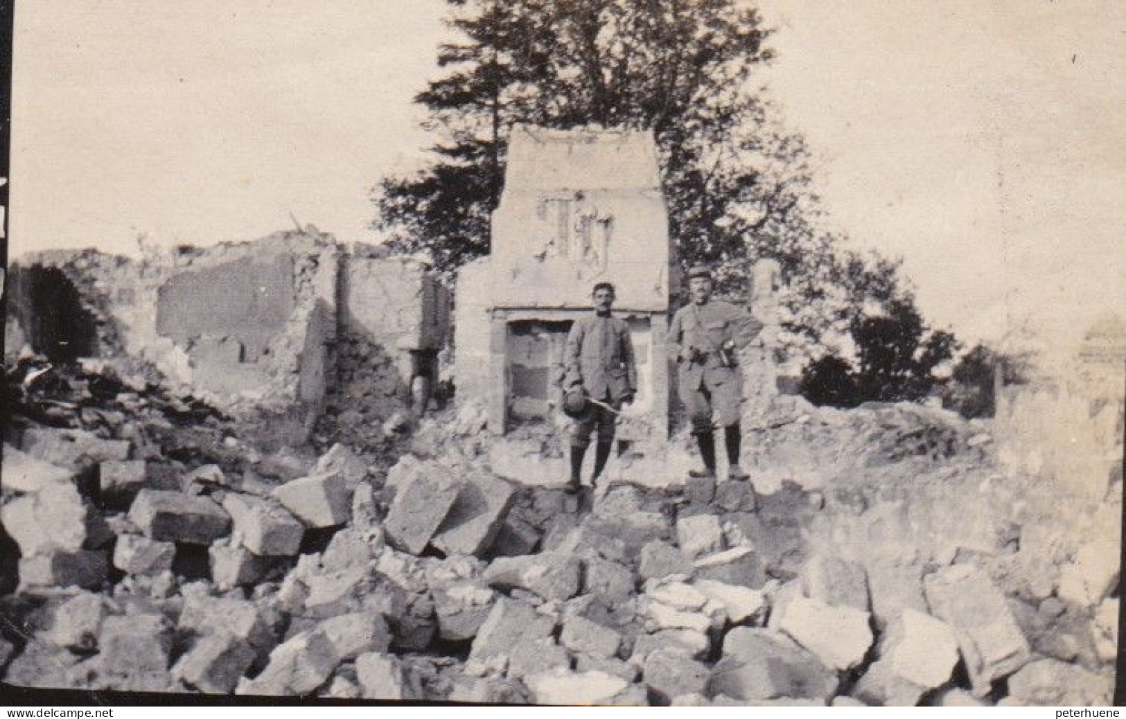 Weltkrieg Frankreich. 10 Original-Fotos, 1 X JUVIGNY. Schützengräben, Stellung, Pferde. Vom Atelier Neurdein In Paris - 1914-18