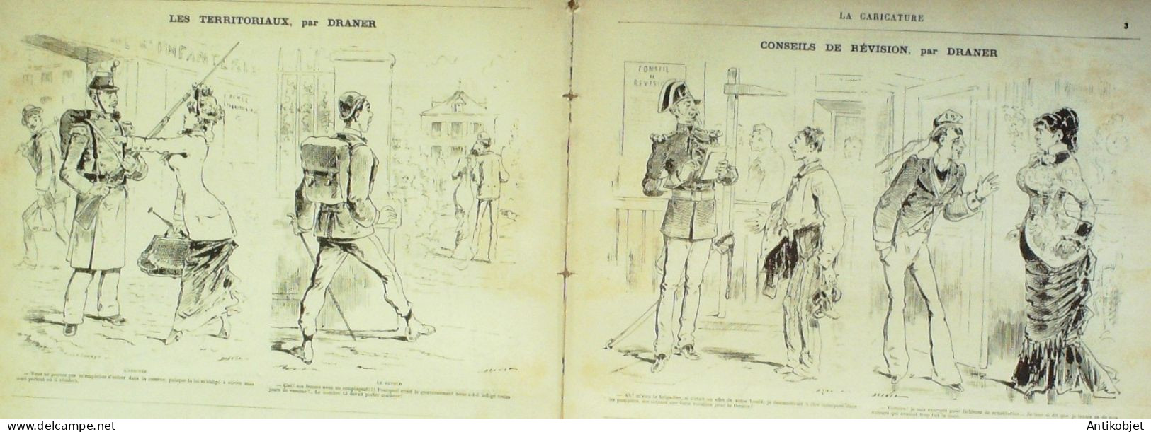 La Caricature 1880 N°  19 Photo-Phonographe Draner Robida Trick - Zeitschriften - Vor 1900