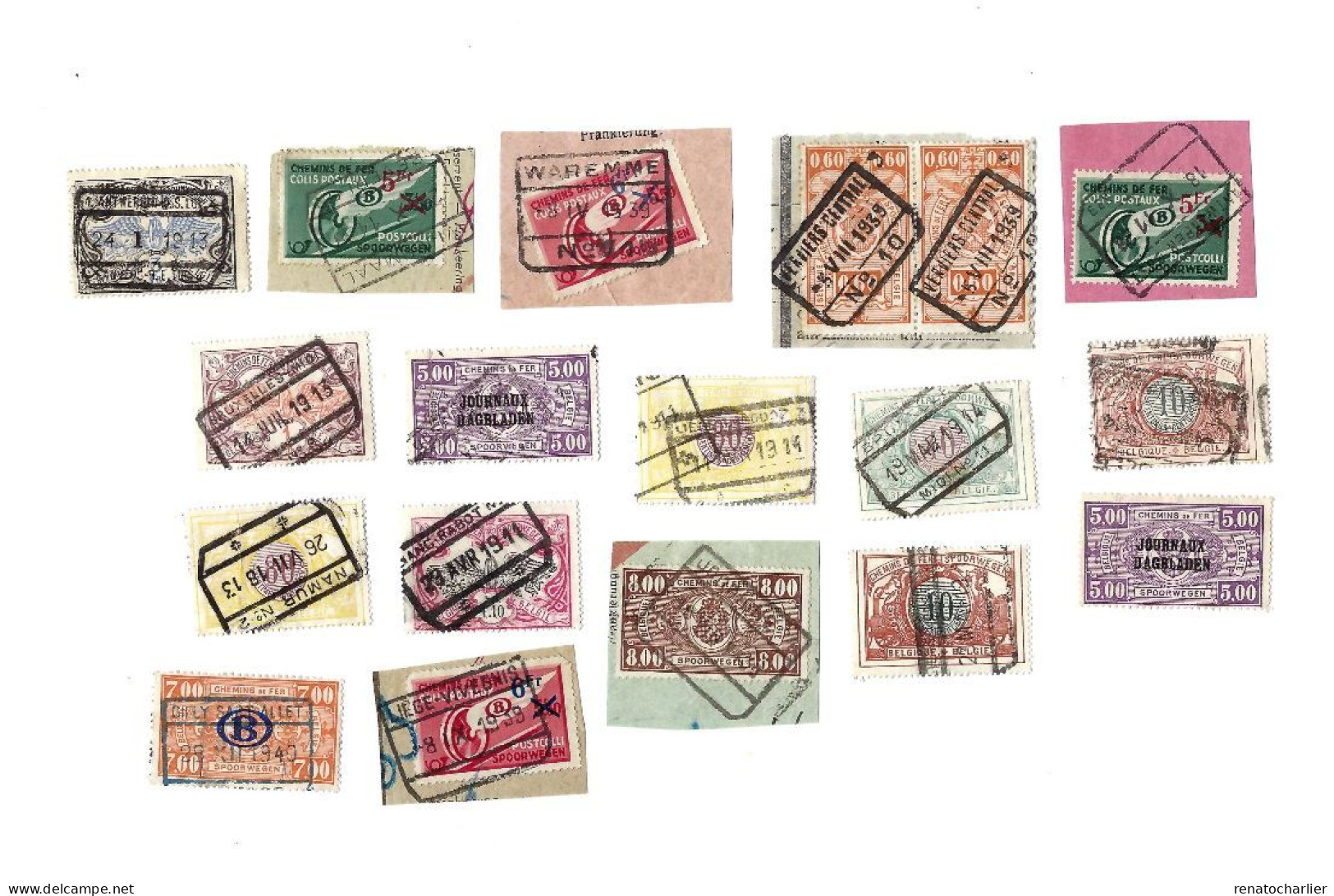 Collection De 70 Timbres  Oblitérés. - Other & Unclassified