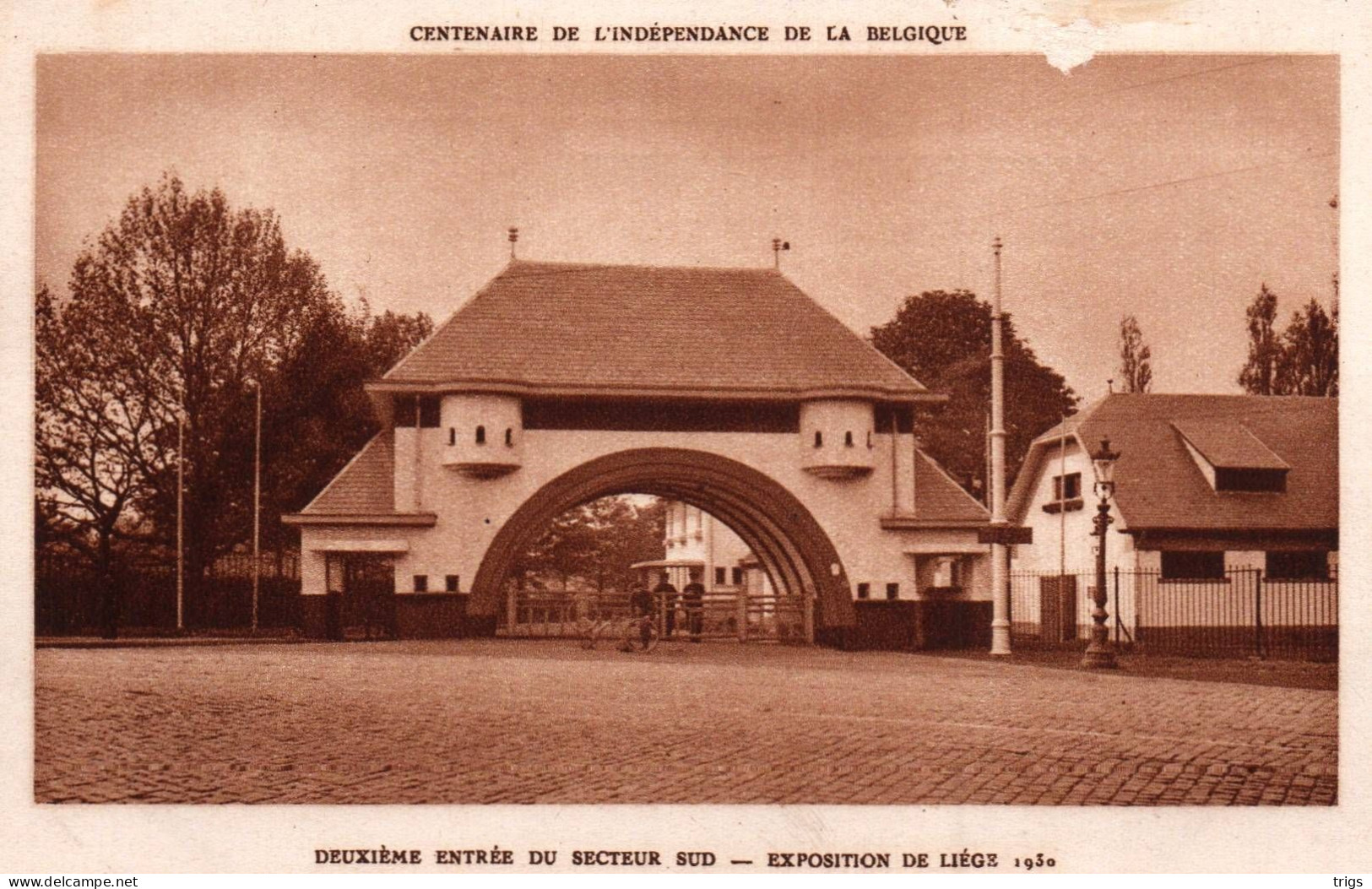 Liège (Exposition De 1930) - Deuxième Entrée Du Secteur Sud - Liege