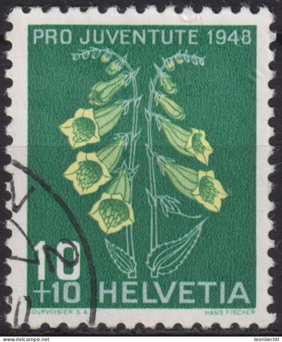 1948 Schweiz Pro Juventute ° Mi:CH 515, Yt:CH 468, Zum:CH J126, Fingerhut - Used Stamps