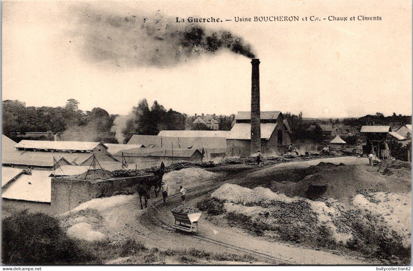 SELECTION -  LA GUERCHE  -  Usine BOUCHERON & Cie . Chaux Et Ciments. - Autres & Non Classés