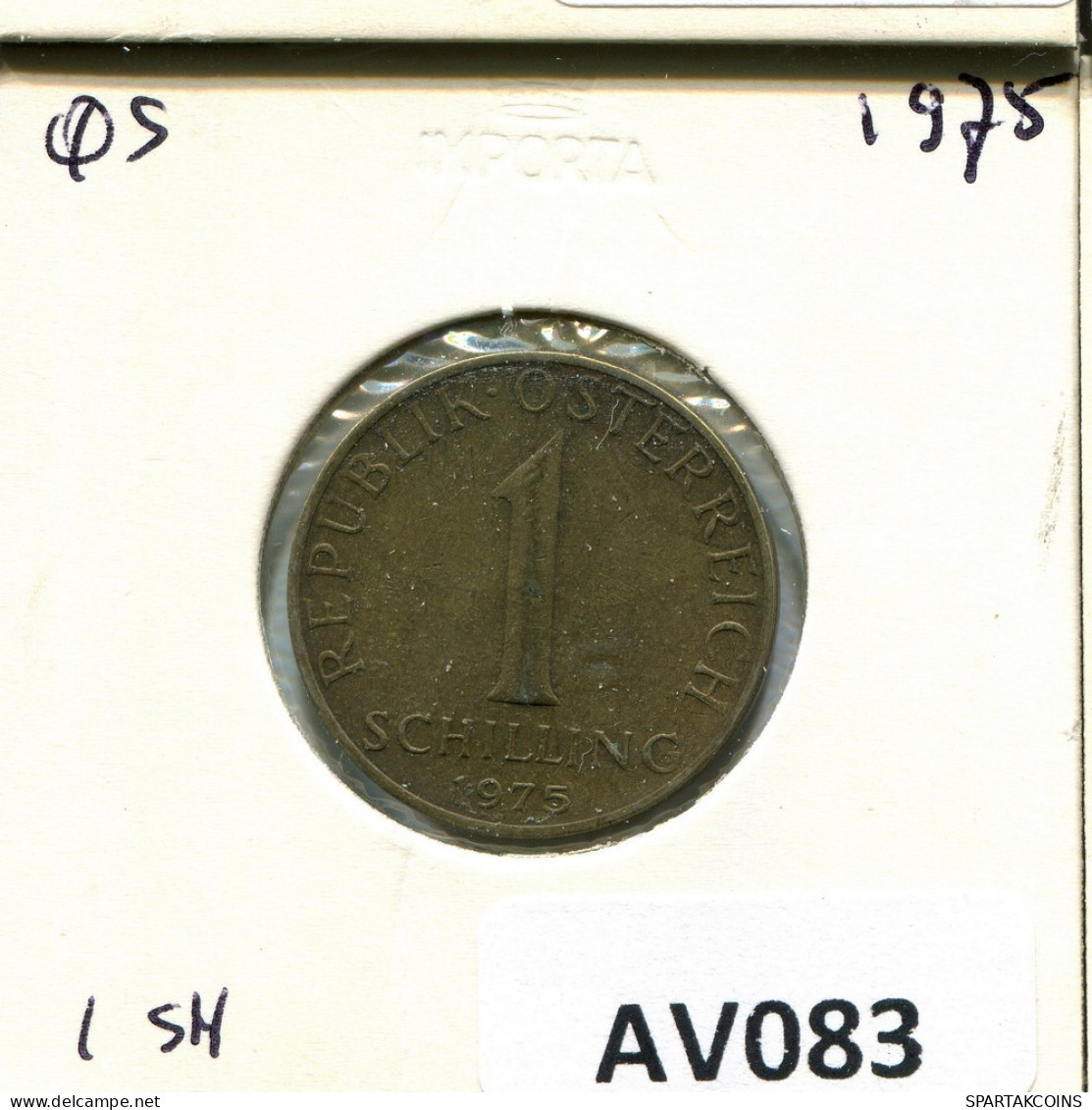 1 SCHILLING 1975 AUSTRIA Coin #AV083.U.A - Oesterreich