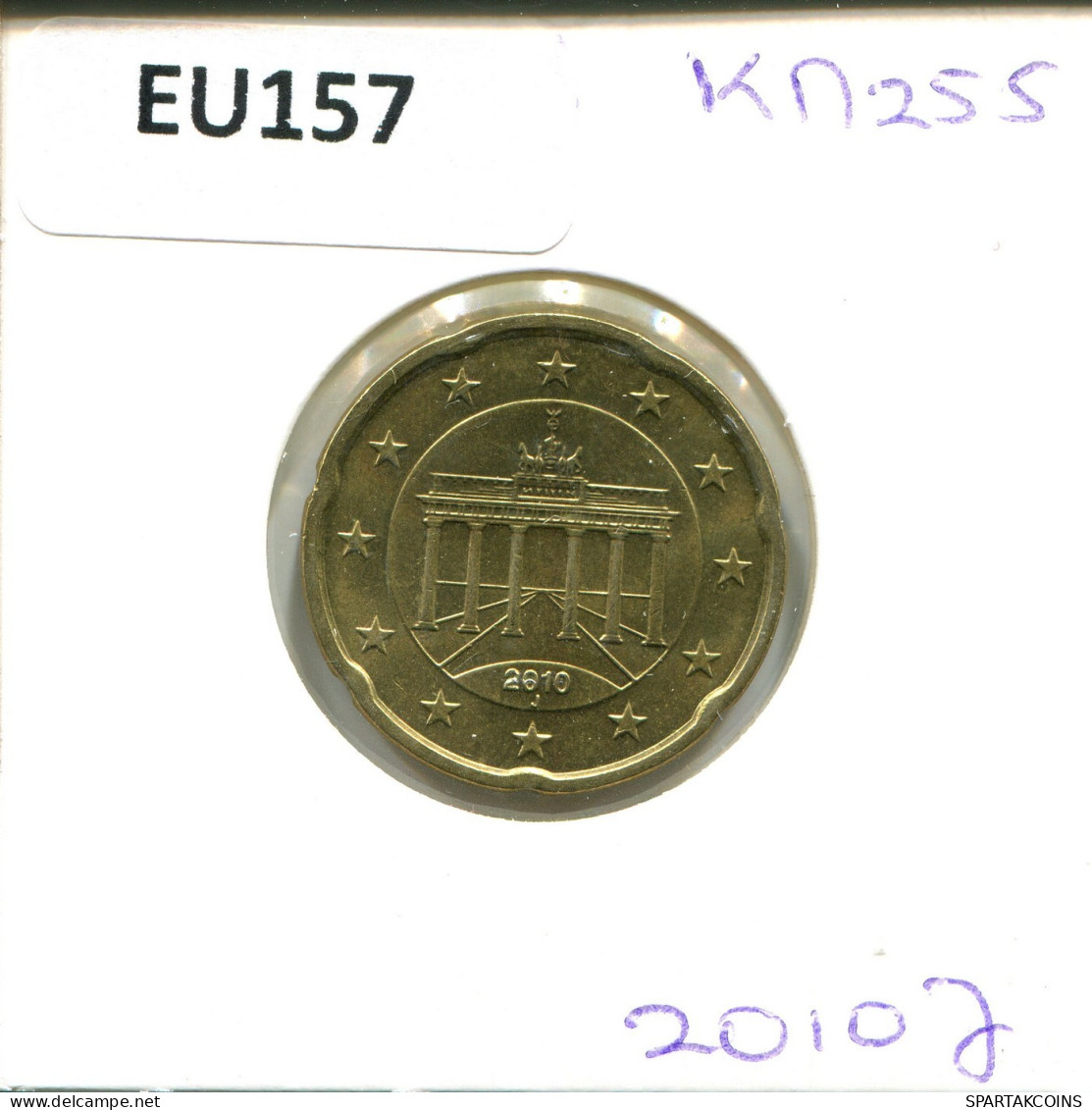 20 EURO CENTS 2010 ALLEMAGNE Pièce GERMANY #EU157.F.A - Duitsland