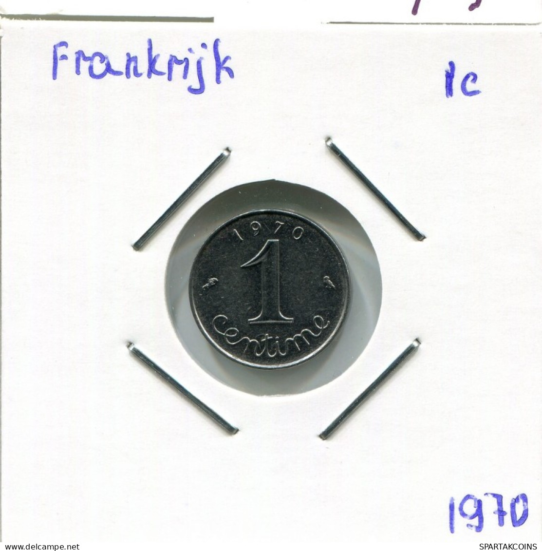 1 CENTIME 1970 FRANCIA FRANCE Moneda #AM711.E.A - 1 Centime