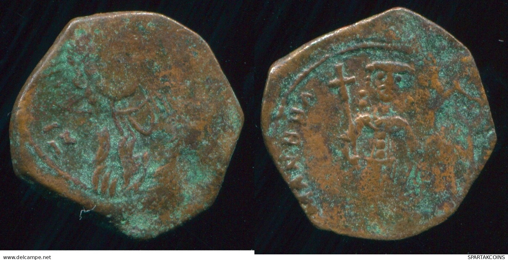 BYZANTINISCHE Münze  EMPIRE Antike Authentic Münze 1.68g/17.69mm #BYZ1063.5.D.A - Byzantines