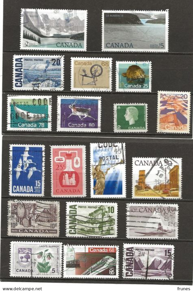 Lot Briefmarken Kanada Gebraucht - Sammlungen