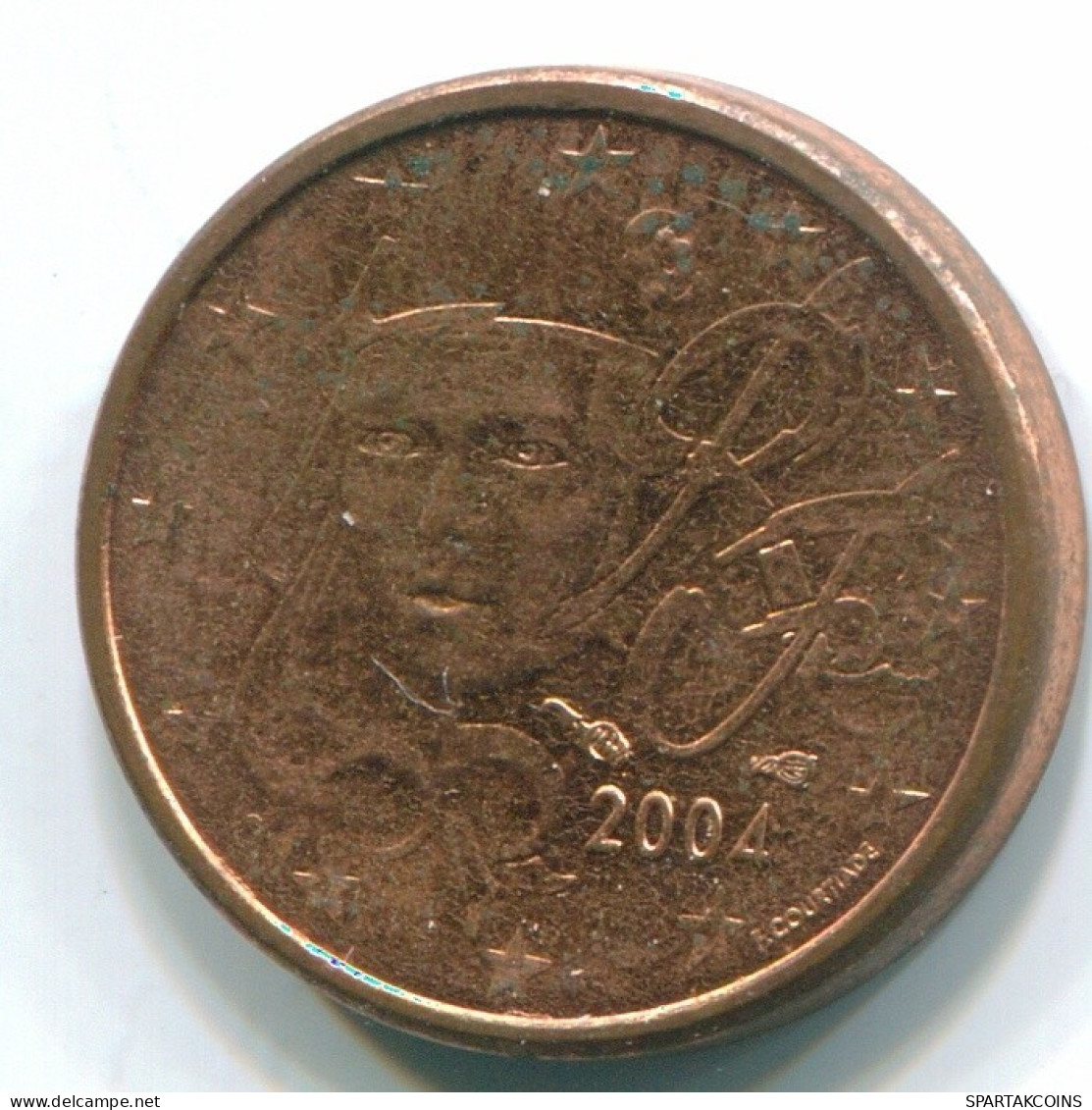1 EURO CENT 2004 FRANKREICH FRANCE Französisch Münze UNC #FR1236.1.D.A - Francia