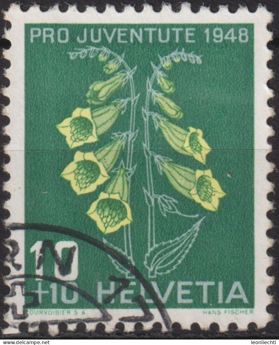 1948 Schweiz Pro Juventute ° Mi:CH 515, Yt:CH 468, Zum:CH J126, Fingerhut - Used Stamps