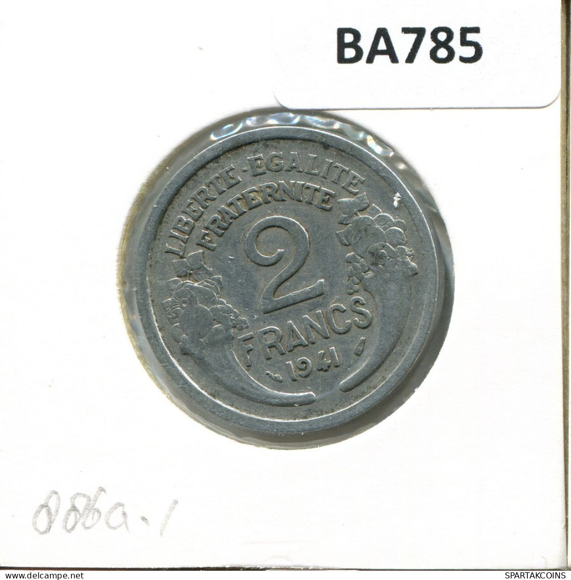 2 FRANCS 1941 FRANCE French Coin #BA785.U.A - 2 Francs