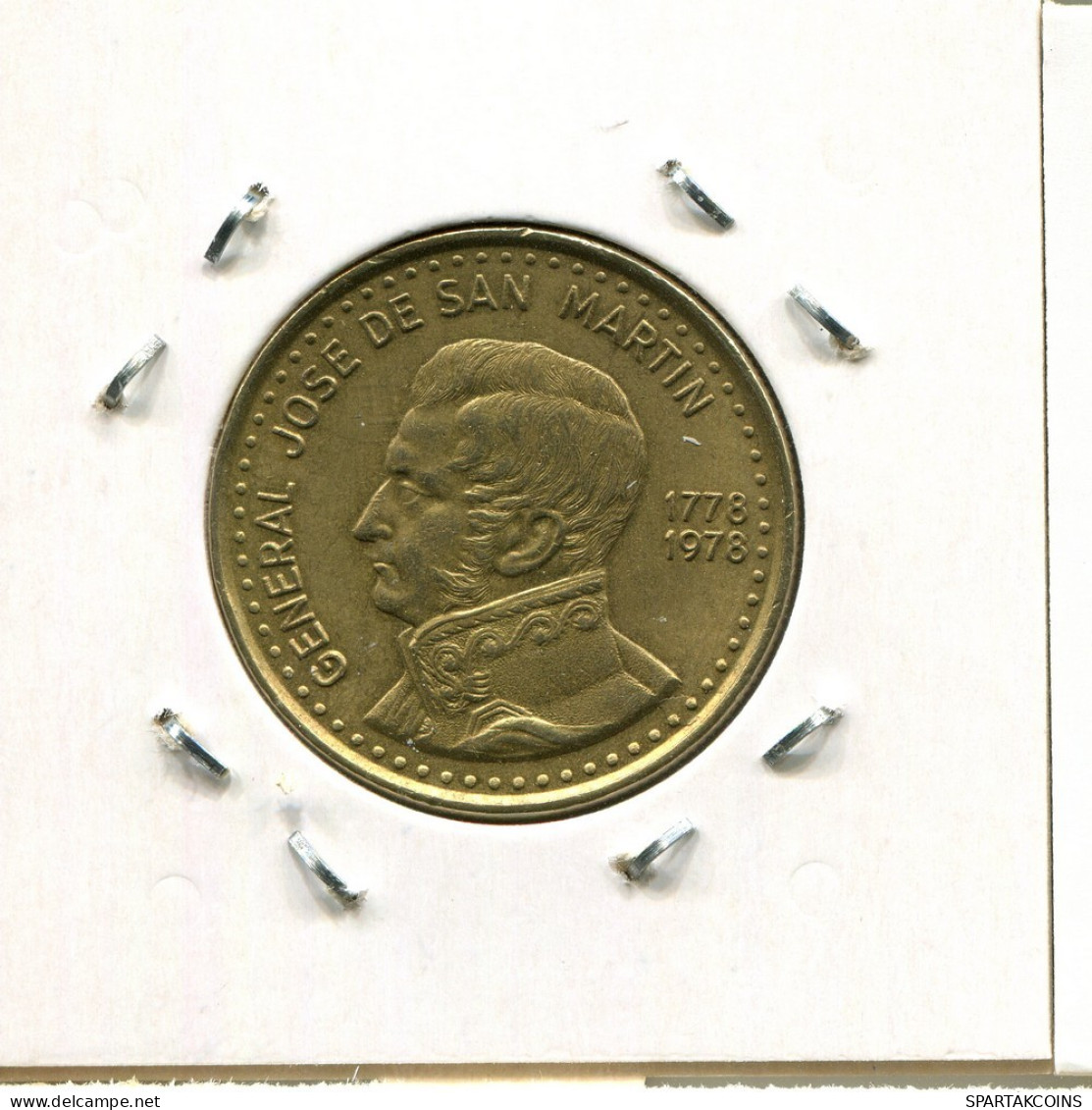 100 PESOS 1978 ARGENTINIEN ARGENTINA Münze #AR283.D.A - Argentine