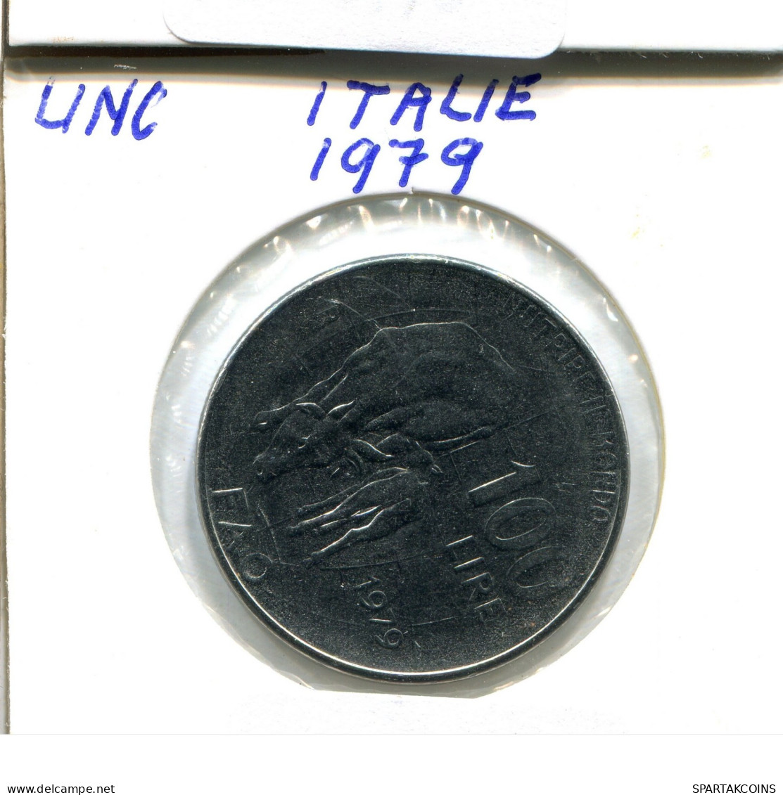 100 LIRE 1979 ITALIA ITALY Moneda #AW638.E.A - 100 Liras