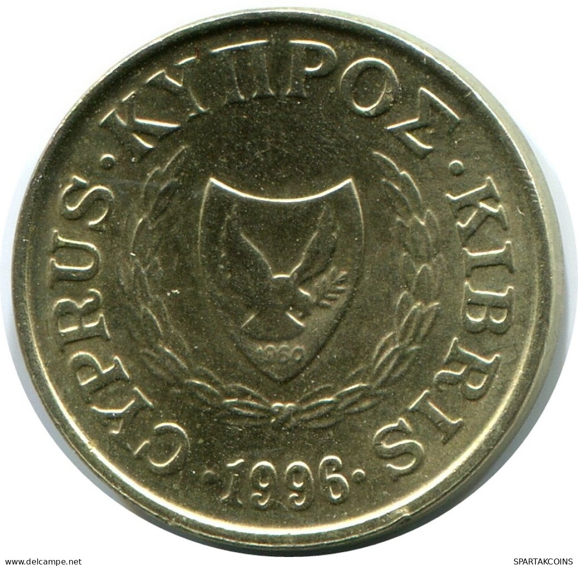 1 CENTS 1996 CYPRUS Coin #AP299.U.A - Cipro