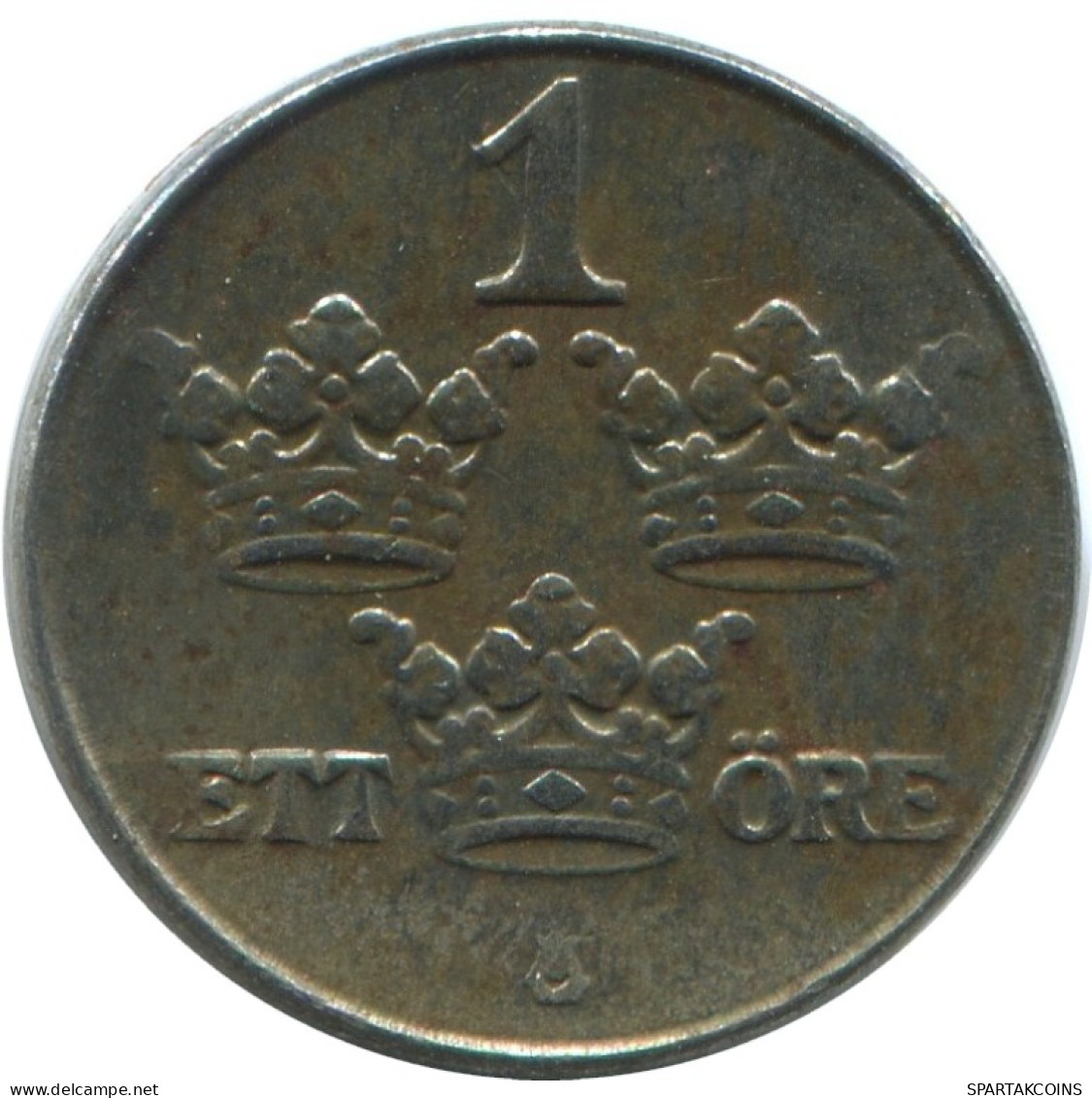 1 ORE 1917 SCHWEDEN SWEDEN Münze #AC532.2.D.A - Suède