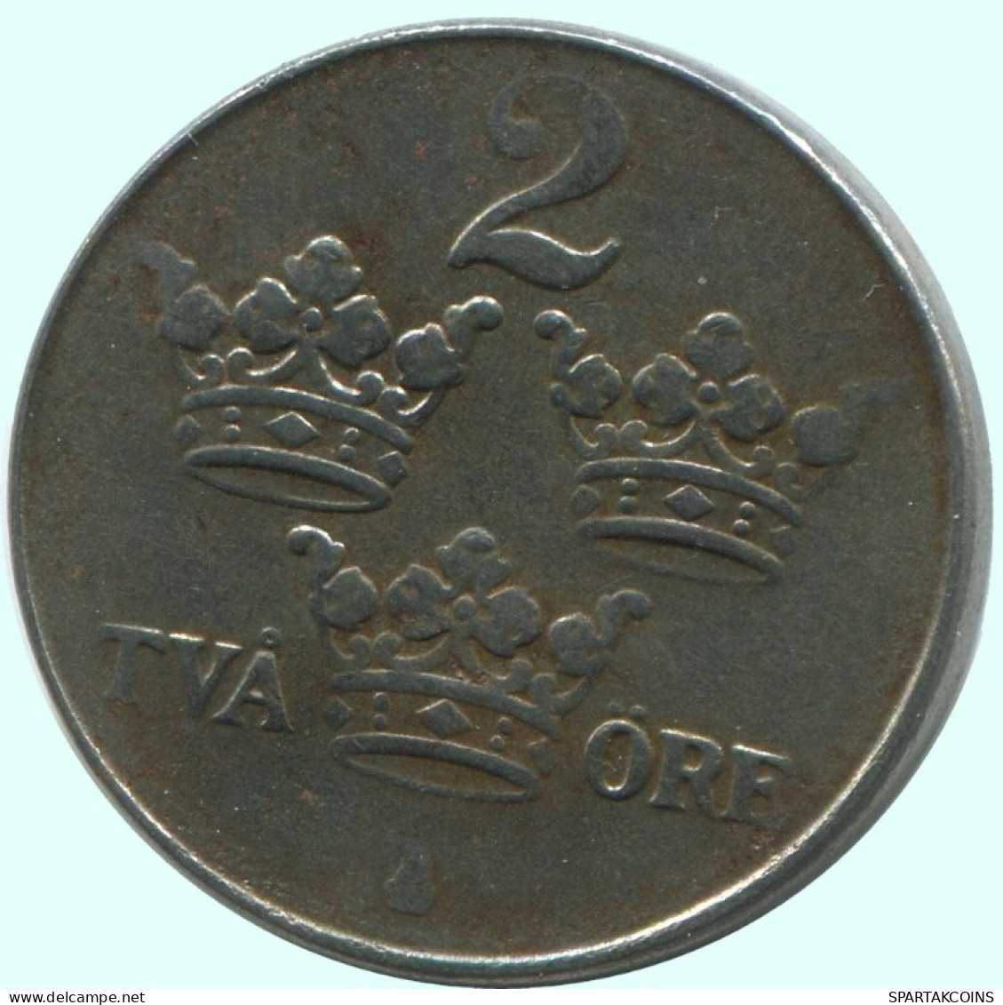 2 ORE 1917 SWEDEN Coin #AC851.2.U.A - Zweden