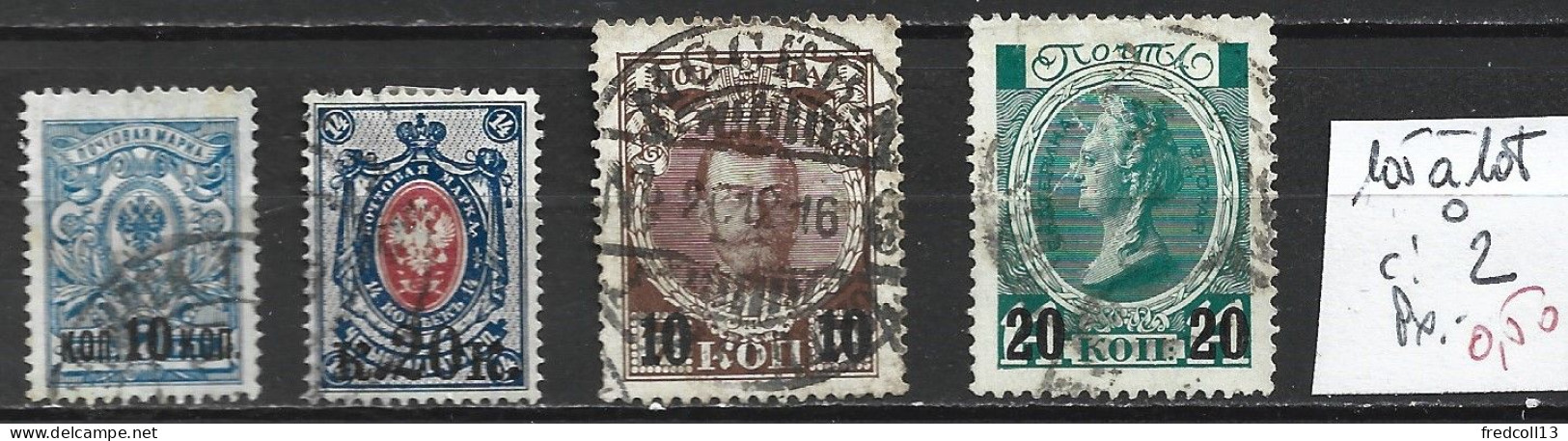 RUSSIE 105 à 108 Oblitérés Côte 2 € - Used Stamps